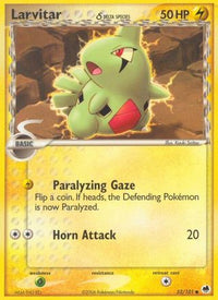 Larvitar (Delta Species) 052  - Reverse Holofoil Dragon Frontiers - Common