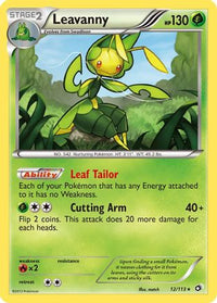 Leavanny 012  - Holofoil Legendary Treasures - Holo Rare
