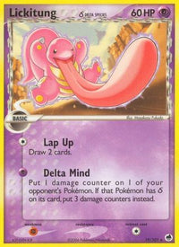 Lickitung (Delta Species) 019  Dragon Frontiers - Rare