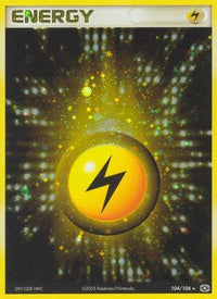 Lightning Energy  - Holofoil Emerald - Holo Rare