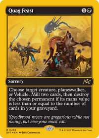 Quag Feast -  Foil (DFT-452) - Aetherdrift