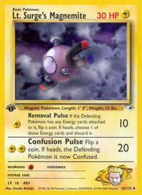 Lt. Surge's Magnemite (050/132) [Gym Heroes] 1st Edition - Uncommon
