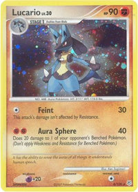 Lucario 006  - Holofoil Diamond and Pearl - Holo Rare