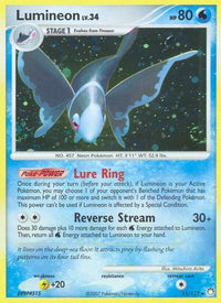 Lumineon  - Holofoil Mysterious Treasures - Holo Rare
