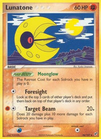 Lunatone  - Reverse Holofoil Deoxys - Uncommon