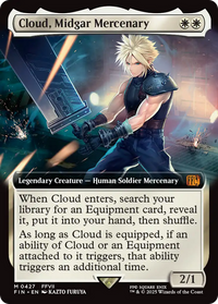 Cloud, Midgar Mercenary (Extended Art) - : (Extended Art) (FIN-427) - FINAL FANTASY