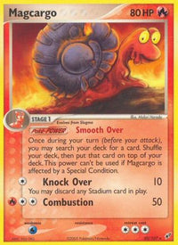 Magcargo - 020/107/107  - Reverse Holofoil Deoxys - Rare