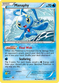 Manaphy/135  - Holofoil Plasma Storm - Holo Rare