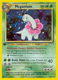 Meganium (010/111) [Neo Genesis] 1st Edition Holofoil - Holo Rare