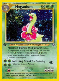 Meganium (11/111) [Neo Genesis] 1st Edition Holofoil - Holo Rare