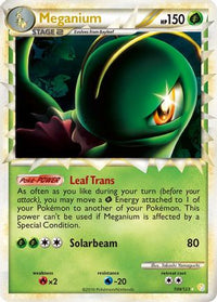 Meganium (Prime)  - Holofoil HeartGold SoulSilver - Ultra Rare