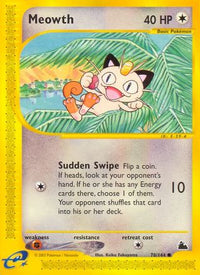 Meowth  Skyridge - Common