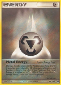 Metal Energy (Special)  - Reverse Holofoil Power Keepers - Rare