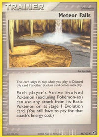 Meteor Falls  - Reverse Holofoil Deoxys - Uncommon