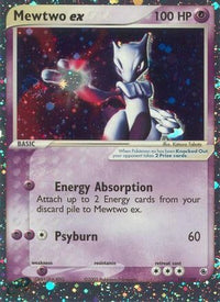 Mewtwo ex  - Holofoil Ruby and Sapphire - Ultra Rare