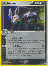 Mightyena  - Holofoil Deoxys - Holo Rare
