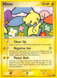 Minun/017  POP Series 3 - Rare