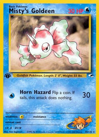 Misty's Goldeen (30) (30) 030  - Unlimited Gym Heroes - Rare