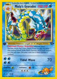 Misty's Gyarados (013/132) [Gym Challenge] 1st Edition Holofoil - Holo Rare