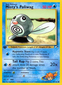 Misty's Poliwag (087/132) [Gym Heroes] 1st Edition - Common
