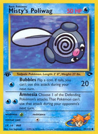 Misty's Poliwag (089/132) [Gym Challenge] 1st Edition - Common