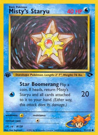 Misty's Staryu (092/132) [Gym Challenge] 1st Edition - Common