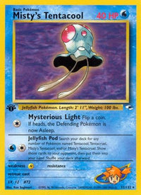 Misty's Tentacool (032/132) [Gym Heroes] 1st Edition - Rare