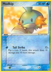 Mudkip 056  - Reverse Holofoil Emerald - Common