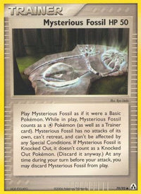 Mysterious Fossil  - Reverse Holofoil Legend Maker - Common
