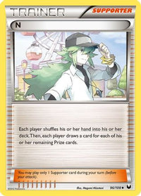 N (Supporter) 096  Dark Explorers - Uncommon