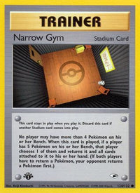 Narrow Gym (124/132) [Gym Heroes] 1st Edition - Common