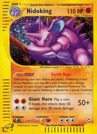 Nidoking (H18)  - Holofoil Aquapolis - Holo Rare
