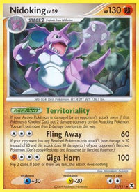Nidoking  Rising Rivals - Rare