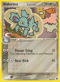 Nidorina (Delta Species)/101  Dragon Frontiers - Uncommon