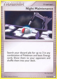 Night Maintenance 113/123  Mysterious Treasures - Uncommon