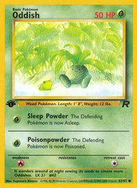 Oddish (063/82) [Team Rocket] 1st Edition - Common