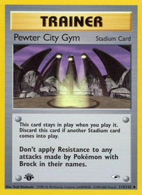 Pewter City Gym 115  - Unlimited Gym Heroes - Uncommon