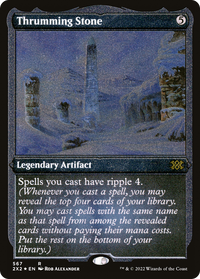 Thrumming Stone (Foil Etched) -  Foil (2X2-567) - Double Masters 2022