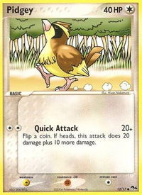 Pidgey  POP Series 4 - Common