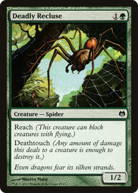 Deadly Recluse [Duel Decks: Heroes vs. Monsters]