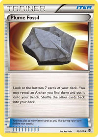 Plume Fossil/101  Plasma Blast - Uncommon