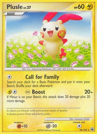 Plusle  Majestic Dawn - Rare