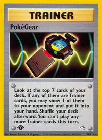 PokeGear 088  - 1st Edition Neo Genesis - Rare