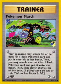 Pokemon March (102/111) [Neo Genesis] 1st Edition - Common