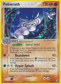 Poliwrath  - Holofoil Unseen Forces - Holo Rare