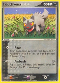 Poochyena  - Reverse Holofoil Delta Species - Common