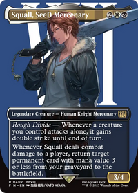 Squall, SeeD Mercenary -  (Borderless) (FIN-402) - FINAL FANTASY