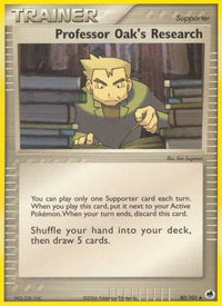 Professor Oak's Research  - Reverse Holofoil Dragon Frontiers - Uncommon