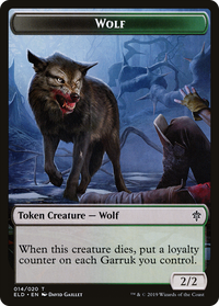 Wolf (ELD-014) - Throne of Eldraine Tokens Foil