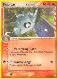 Pupitar (Delta Species)  - Reverse Holofoil Delta Species - Uncommon